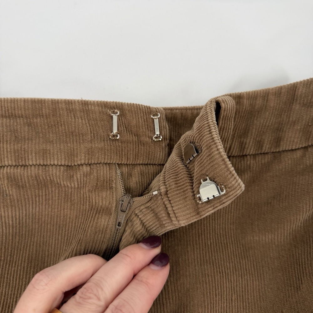 VTG Ralph By Ralph Lauren Corduroy A Line Mini Skirt Classic Pockets Y2K - Picture 5 of 6
